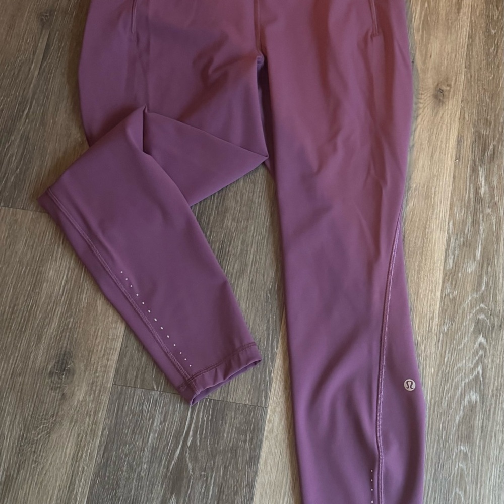 Lululemon Soft Purple Leggings with sparkly accents - Picture 9 of 10